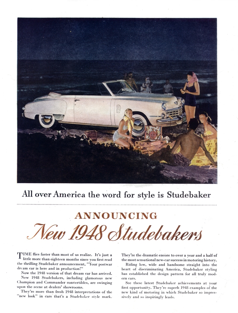 1948 Studebaker Auto Advertising